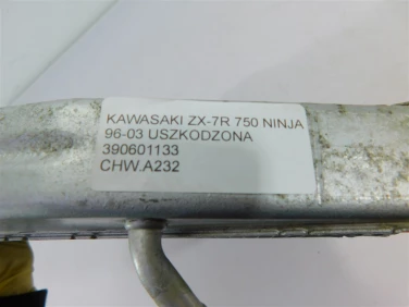 ChŁodnica wody przÓd kawasaki zx-7r 750 ninja 96-03 uszkodzona 390601133