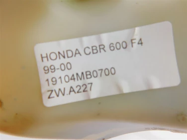 Zbiorniczek wody pŁynu honda cbr 600 f4 99-00 19104mb0700