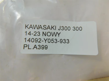 PŁug plastik owiewka kawasaki j300 300 14-23 nowy 14092-y053-933