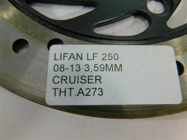 Tarcza hamulcowa tyŁ lifan lf 250 08-13 3.59mm cruiser