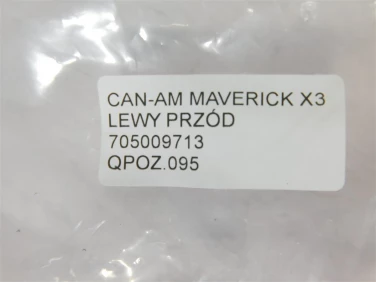 Nadkole poszerzenie plastik can-am maverick x3 lewy przÓd 705009713