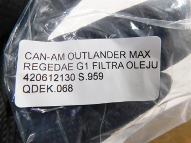 Dekiel pokrywa can-am outlander max regedae g1 filtra oleju 420612130
