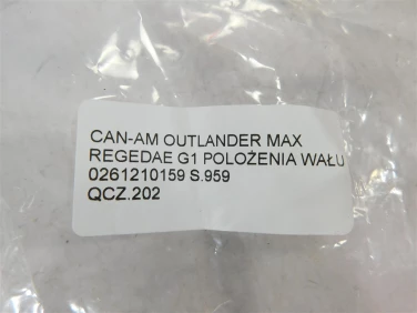 Czujnik can-am outlander max regedae g1 poloŻenia waŁu 0261210159