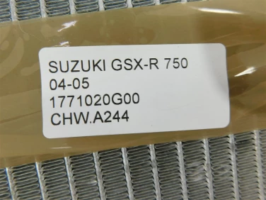 ChŁodnica wody przÓd suzuki gsx-r 750 04-05 1771020g00