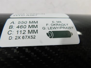 Wydech koŃcowy tŁumik bsm tuning uning akcesoryjny 1028