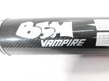 Wydech koŃcowy tŁumik bsm vampire tuning akcesoryjny carbon
