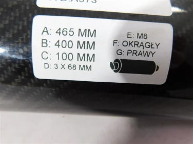 Wydech koŃcowy tŁumik bsm vampire tuning akcesoryjny carbon