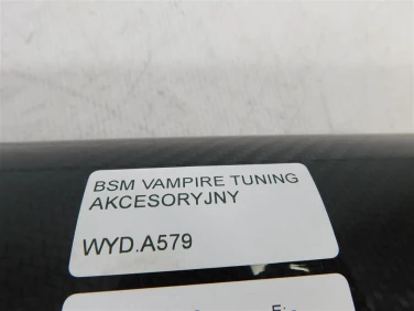 Wydech koŃcowy tŁumik bsm vampire tuning akcesoryjny