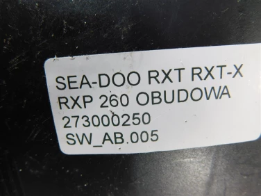 Airbox sea-doo rxt rxt-x rxp 260 obudowa 273000250