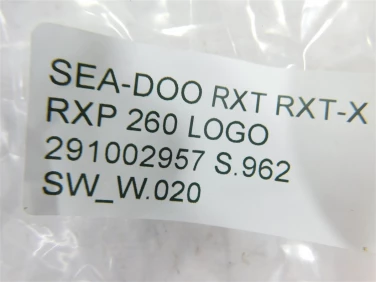 WypeŁnienie plastik sea-doo rxt rxt-x rxp 260 logo 291002957