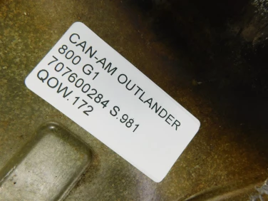 OsŁona tŁumika wydechu can-am outlander 800 g1 707600284