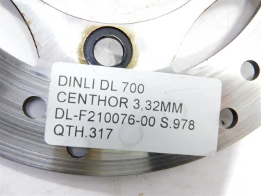 Tarcza hamulec dinli dl 700 centhor 3,32mm dl-f210076-00