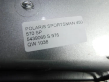 WypeŁnienie plastik polaris sportsman 450 570 sp 5439069 