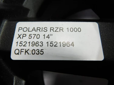 Felga felgi komplet polaris rzr 1000 xp 570 14 1521963 1521964