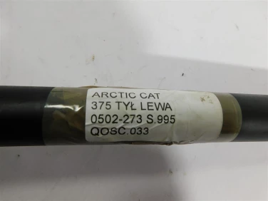 OŚ tylna oŚka arctic cat 375 tyŁ lewa 0502-273