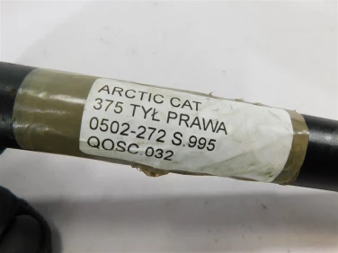 OŚ tylna oŚka arctic cat 375 tyŁ prawa 0502-272