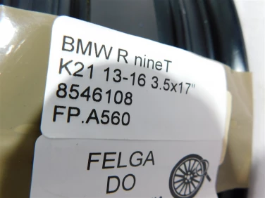 Felga koŁo przÓd bmw r ninet k21 13-16 3.5x17 8546108