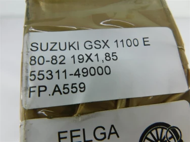 Felga koŁo przÓd suzuki gsx 1100 e 80-82 19x1,85 55311-49000
