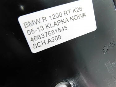 Schowek plastik bmw r 1200 rt k26 05-13 klapka nowa 46637681545
