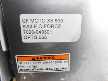 Plastik tyŁ owiewka cf moto x8 800 820le c-force 7020-040301