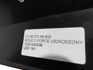 StopieŃ podnÓŻek prawy cf moto x8 800 820le c-force uszkodzony 7020-040206