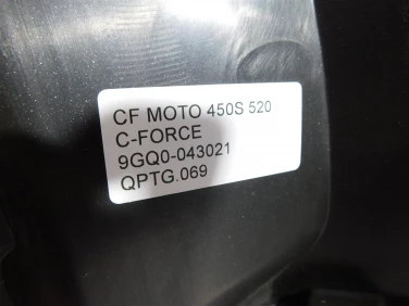 Plastik tyŁ owiewka cf moto 450s 520 c-force 9gq0-043021