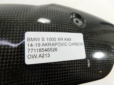 OsŁona wydech tŁumik bmw s 1000 xr k49 14-19 akrapovic carbon 77118546526