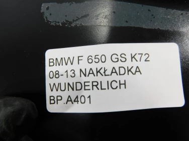 BŁotnik przÓd przedni bmw f 650 gs k72 08-13 nakŁadka wunderlich