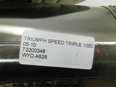 Wydech koŃcowy tŁumik triumph speed triple 1050 05-10 t2200348
