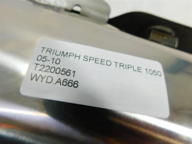 Wydech koŃcowy tŁumik triumph speed triple 1050 05-10 t2200561