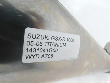 Wydech koŃcowy tŁumik suzuki gsx-r 1000 05-06 titanium 1431041g00