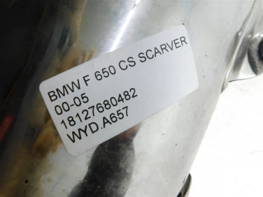 Wydech koŃcowy tŁumik bmw f 650 cs scarver 00-05 18127680482