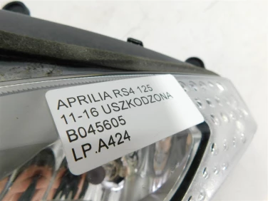 Lampa reflektor przÓd aprilia rs4 125 11-16 uszkodzona b045605