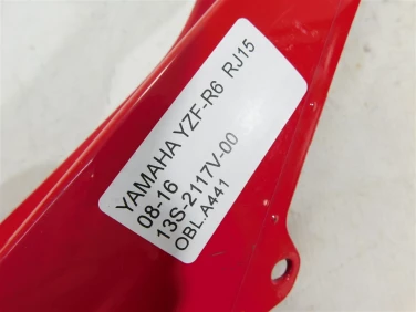 Owiewka bok boczna lewa yamaha yzf-r6 rj15 08-16 13s-2117v-00