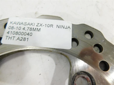 Tarcza hamulcowa tyŁ kawasaki zx-10r ninja 08-10 4,78mm 410800040