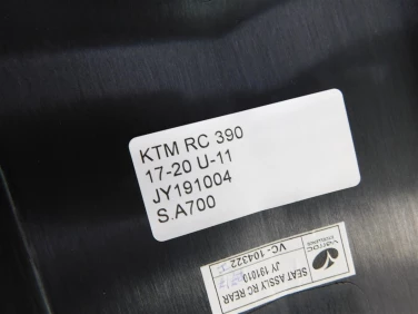 Siedzenie kanapa fotel ktm rc 390 17-20 u-11 jy191004