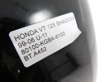 BŁotnik tyŁ tylny honda vt 125 shadow 99-06 u-11 80100-kgba-6100
