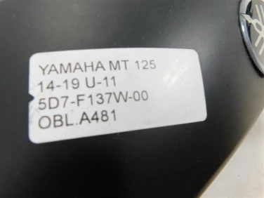 Owiewka bok boczna lewa yamaha mt 125 14-19 u-11 5d7-f137w-00