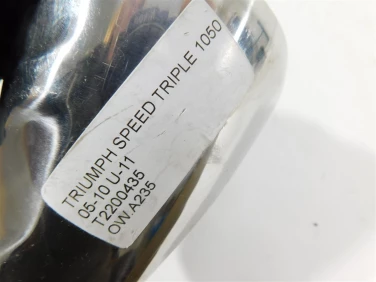 OsŁona wydech tŁumik triumph speed triple 1050 05-10 u-11 t2200435