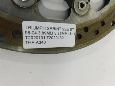 Tarcza hamulcowa przÓd triumph sprint 955i st 98-04 3,89mm 3,85mm u-11 t2020131 t2020130