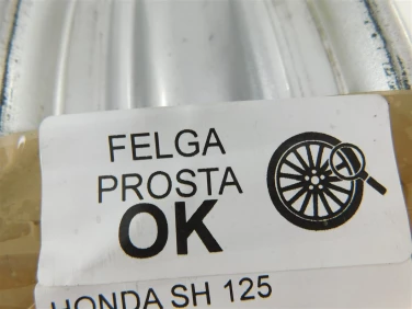 Felga koŁo tyŁ honda sh 125 21-22 felga prosta u-11 42650k1nvoozb