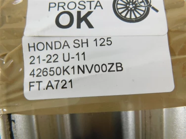 Felga koŁo tyŁ honda sh 125 21-22 felga prosta u-11 42650k1nvoozb