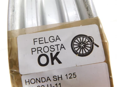 Felga koŁo przÓd honda sh 125 21-22 felga prosta u-11 44650k1nvooza