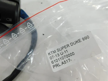 PrzeŁĄcznik lewy przÓd ktm super duke 990 07-13 u-11 61011070000