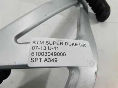Set podnÓŻek prawy tyŁ ktm super duke 990 07-13 u-11 61003049000