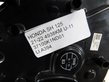 Licznik prĘdkoŚciomierz honda sh 125 21-22 4938km u-11 37100k1nd01
