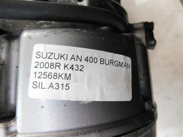 Silnik engine suzuki an 400 burgman 2008 na czĘŚci k432 12568km