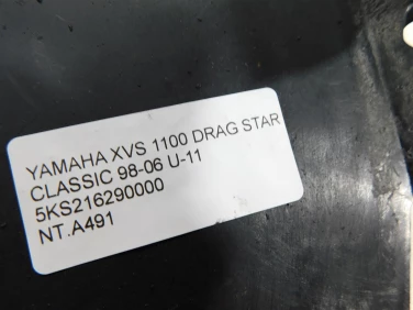 Nadkole bŁotnik tyŁ plastik yamaha xvs 1100 drag star classic 98-06 u-11 5ks216290000
