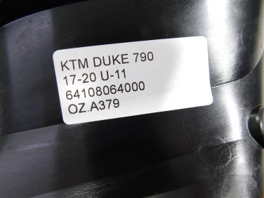 OsŁona nakŁadka zbiornik ktm duke 790 17-20 u-11 64108064000