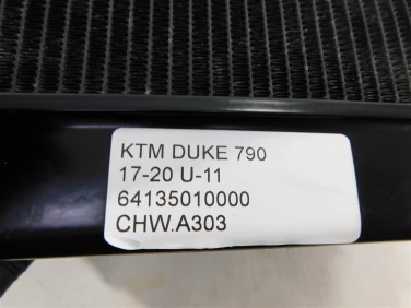 ChŁodnica wody przÓd ktm duke 790 17-20 u-11 64135010000
